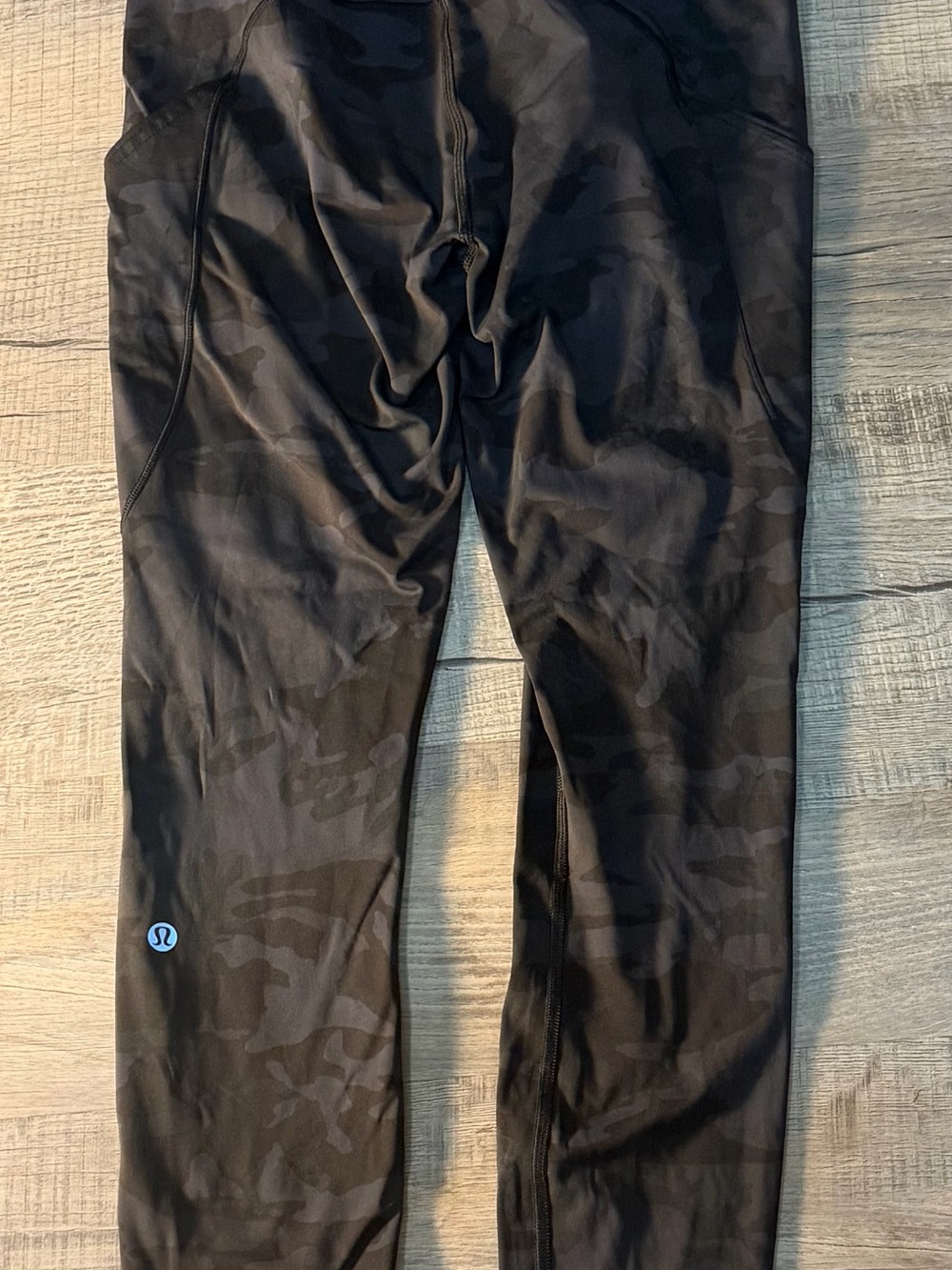 Lululemon Fast and Free Tight II 25” Incognito Camo Multi Grey Size 6 Nulux